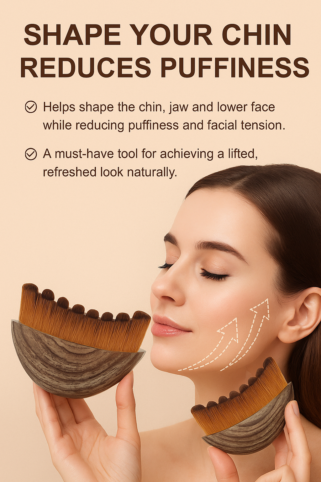 ChiselGlow™ Lymphatic Contour Brush